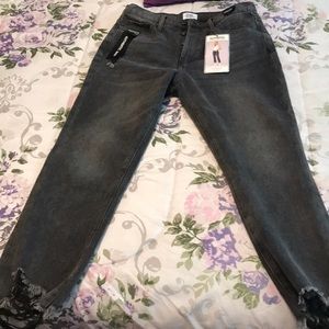 Black stone jeans